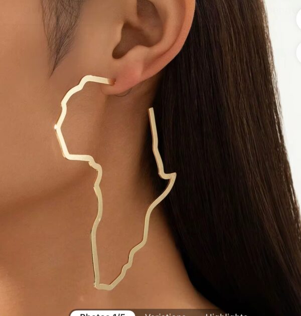 African shape earring