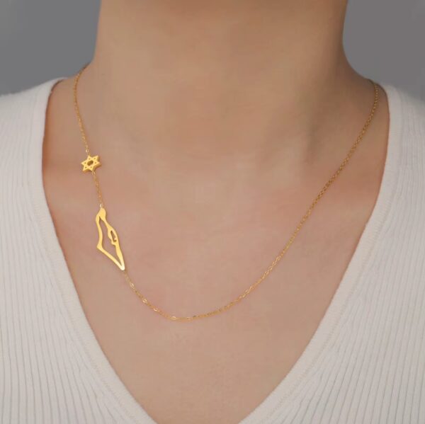 Roots of gold: dual-pendant necklace