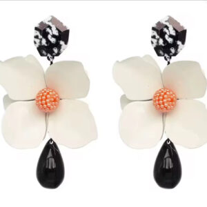 Floral Elegance Drop Earrings