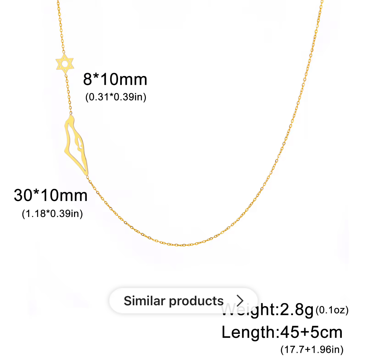 Roots of gold: dual-pendant necklace - Image 3